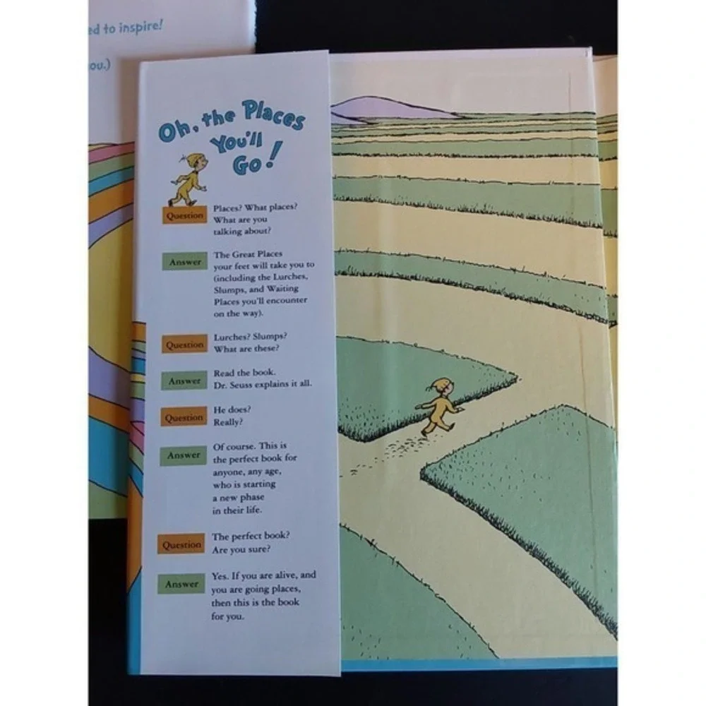New Dr. Seuss  Hardcover Book,  Oh, The Places‎ You'll Go!